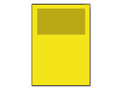 carta Ordo Classico GIALLO INTENSO, 120gr/mq Dimensioni: 220x310mm. Con finestra 180x100mm, frontale senza rigature, disponibile in 16 colori. Prodotto originale svizzero. MADE IN SWITZERLAND.