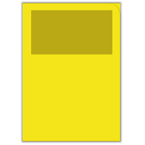 carta Ordo Classico GIALLO INTENSO, 120gr-mq Dimensioni: 220x310mm. Con finestra 180x100mm, frontale senza rigature, disponibile in 16 colori. Prodotto originale svizzero. MADE IN SWITZERLAND.