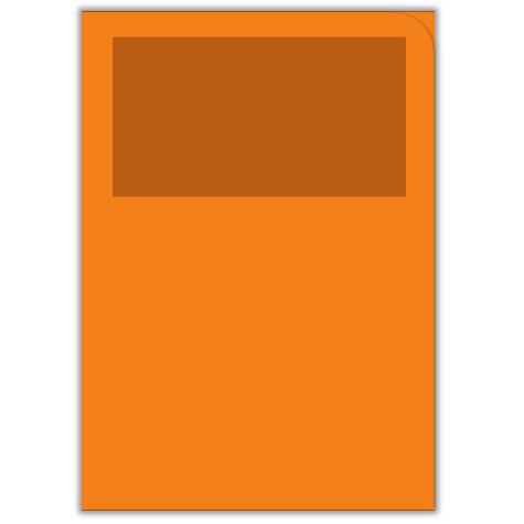 carta Ordo Classico ARANCIO, 120gr-mq Dimensioni: 220x310mm. Con finestra 180x100mm, frontale senza rigature, disponibile in 16 colori. Prodotto originale svizzero. MADE IN SWITZERLAND.