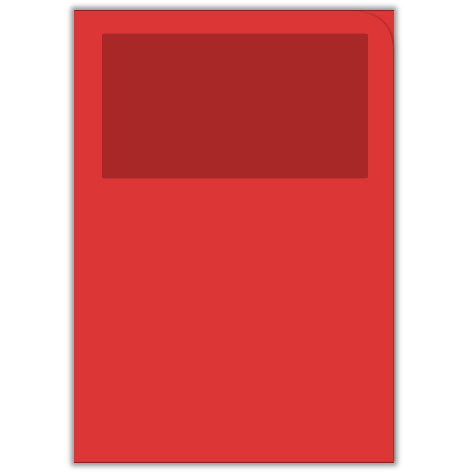 carta Ordo Classico ROSSO, 120gr-mq Dimensioni: 220x310mm. Con finestra 180x100mm, frontale senza rigature, disponibile in 16 colori. Prodotto originale svizzero. MADE IN SWITZERLAND.