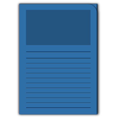 carta Ordo Classico BLU SCURO, 120gr-mq Dimensioni: 220x310mm. Con finestra 180x100mm, frontale con rigature, disponibile in 16 colori. Prodotto originale svizzero. MADE IN SWITZERLAND.