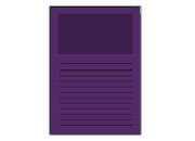 carta Ordo Classico VIOLA, 120gr-mq Dimensioni: 220x310mm. Con finestra 180x100mm, frontale con rigature, disponibile in 16 colori. Prodotto originale svizzero. MADE IN SWITZERLAND ELO29489.53