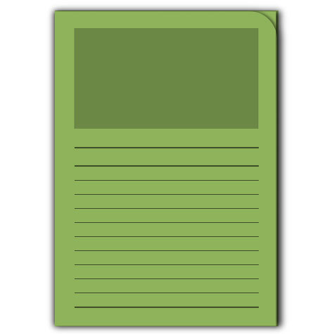 carta Ordo Classico VERDE, 120gr-mq Dimensioni: 220x310mm. Con finestra 180x100mm, frontale con rigature, disponibile in 16 colori. Prodotto originale svizzero. MADE IN SWITZERLAND.
