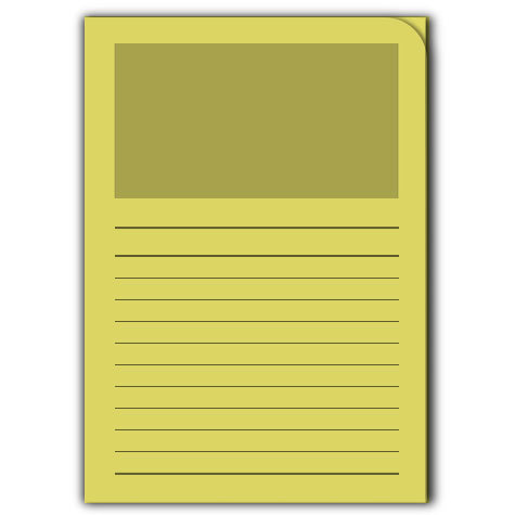 carta Ordo Classico GIALLO, 120gr-mq Dimensioni: 220x310mm. Con finestra 180x100mm, frontale con rigature, disponibile in 16 colori. Prodotto originale svizzero. MADE IN SWITZERLAND.