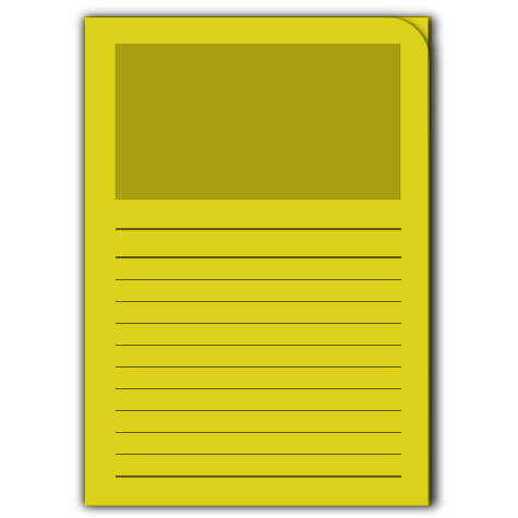 carta Ordo Classico GIALLO SOLE, 120gr-mq Dimensioni: 220x310mm. Con finestra 180x100mm, frontale con rigature, disponibile in 16 colori. Prodotto originale svizzero. MADE IN SWITZERLAND.