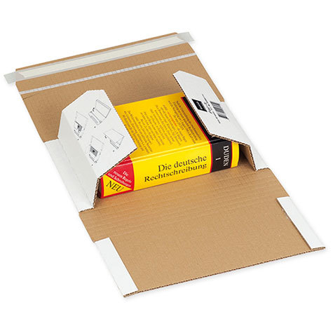 carta Imballo spedizione Easy 350x225x100mm  CAMOSCIO, chiusura autoadesiva e striscia staccabile grammatura 109gr-mq. Prodotto originale Svizzero. MADE IN SWITZERLAND.