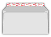 carta Busta 220x110mm, Premium, 100gr-mq BIANCO EXTRA, internografata, altezza pattella 37mm, chiusura a strip autoadesivo, senza finiestra. Prodotto originale Svizzero. MADE IN SWITZERLAND ELO16714.10