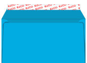 carta Busta 162x114mm, 100gr/mq, BLU INTENSO Serie Color, altezza pattella 35mm, chiusura a strip autoadesiva, senza finestra. Prodotto originale Svizzero. MADE IN SWITZERLAND.