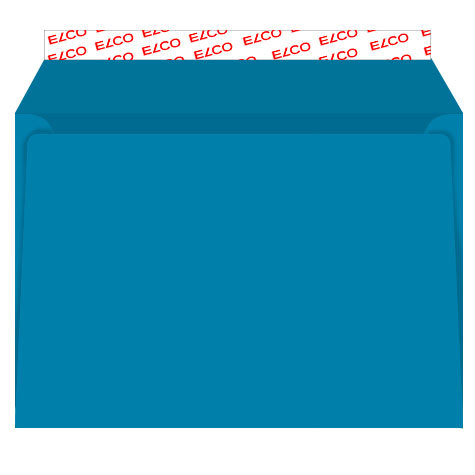 carta Busta 324x229mm, 120gr-mq, BLU REALE Serie Color, altezza pattella 55mm, chiusura in strip autoadesiva, senza finiestra. Prodotto originale Svizzero. MADE IN SWITZERLAND.
