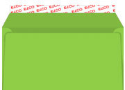 carta Busta 162x114mm, 100gr/mq, VERDE Serie Color, altezza pattella 35mm, chiusura in strip autoadesiva, senza finiestra. Prodotto originale Svizzero. MADE IN SWITZERLAND.