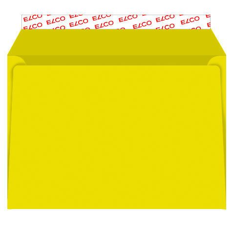 carta Busta 324x229mm, 120gr-mq, GIALLO Serie Color, altezza pattella 55mm, chiusura in strip autoadesiva, senza finiestra. Prodotto originale Svizzero. MADE IN SWITZERLAND.