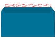 carta Busta 229x114mm, 100gr/mq, BLU SCURO Serie Color, altezza pattella 38mm, chiusura in strip autoadesiva, senza finiestra. Prodotto originale Svizzero. MADE IN SWITZERLAND.