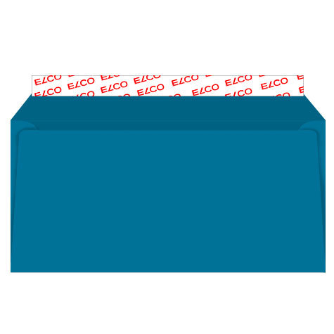 carta Busta 229x114mm, 100gr-mq, BLU SCURO Serie Color, altezza pattella 38mm, chiusura in strip autoadesiva, senza finiestra. Prodotto originale Svizzero. MADE IN SWITZERLAND.