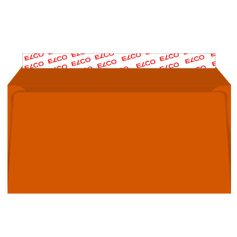 carta Busta 229x114mm, 100gr-mq,ARANCIO Serie Color, altezza pattella 38mm, chiusura in strip autoadesiva, senza finiestra. Prodotto originale Svizzero. MADE IN SWITZERLAND.