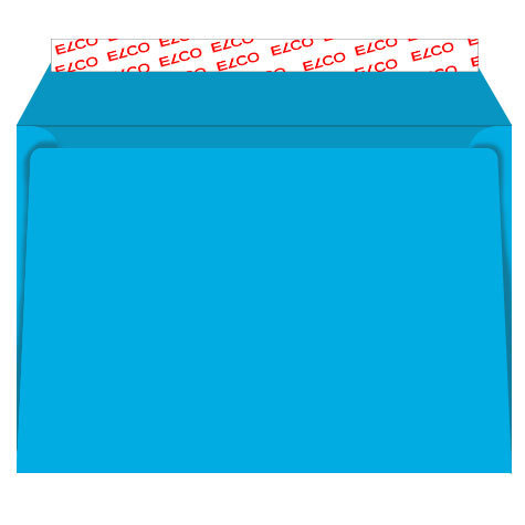 carta Busta 229x162mm, 100gr-mq, BLU INTENSO Serie Color, altezza pattella 36mm, chiusura in strip autoadesiva, senza finiestra. Prodotto originale Svizzero. MADE IN SWITZERLAND.