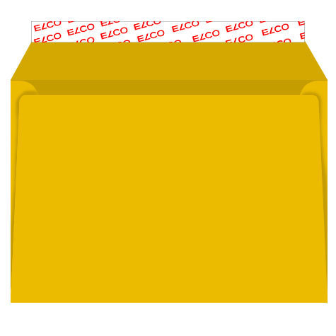 carta Busta 229x162mm, 100gr-mq, GIALLO ORO Serie Color, altezza pattella 36mm, chiusura in strip autoadesiva, senza finiestra. Prodotto originale Svizzero. MADE IN SWITZERLAND.