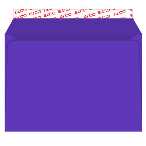 carta Busta 229x162mm, 100gr-mq, VIOLA Serie Color, altezza pattella 36mm, chiusura in strip autoadesiva, senza finiestra. Prodotto originale Svizzero. MADE IN SWITZERLAND.