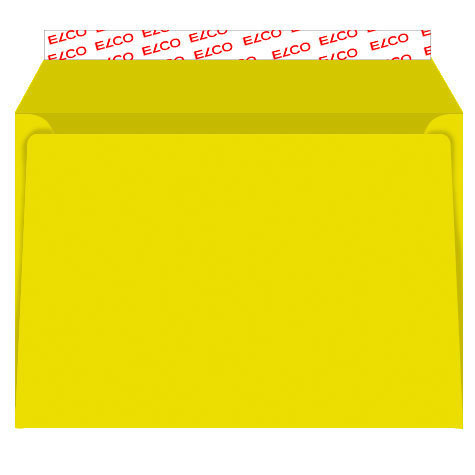 carta Busta 229x162mm, 100gr-mq, GIALLO Serie Color, altezza pattella 36mm, chiusura in strip autoadesiva, senza finiestra. Prodotto originale Svizzero. MADE IN SWITZERLAND.