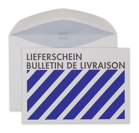 gbc Busta 162x114mm, per fatture, 80gr-mq GRIGIO, con stampa esterna rosso-nero, non internografata, altezza pattella 41mm, chiusura GOMMATA, senza finiestra. Prodotto originale Svizzero. MADE IN SWITZERLAND.