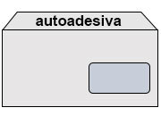 Busta con finestra. 229x114mm. Premium. 100gr/mq ELO30798