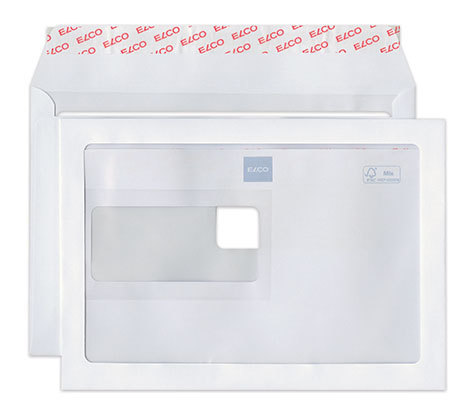 carta Busta con finestra MAXIWINDOW 229x162mm, Premium, 100gr-mq BIANCO EXTRA, internografata, altezza pattella 36mm, chiusura a strip autoadesivo, Finiestra sul lato anteriore 200x130: 16mm dal basso, 14mm da destra. Finiestra sul lato posteriore destro 100x45: 65mm dal basso, 18mm da destra. Prodotto originale Svizze.
