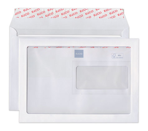 carta Busta con finestra MAXIWINDOW 229x162mm, Premium, 100gr-mq BIANCO EXTRA, internografata, altezza pattella 36mm, chiusura a strip autoadesivo, Finiestra sul lato anteriore 200x130: 16mm dal basso, 14mm da destra. Finiestra sul lato posteriore sinistro 100x45: 65mm dal basso, 109mm da destra. Prodotto originale Svi.