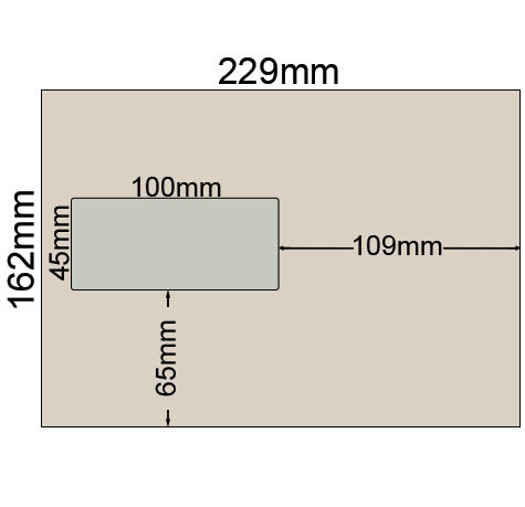 carta Busta con finestra 229x162mm, Sycling, 100gr-mq GRIGIO, 100% carta riciclata, internografata (ELCO sycling), altezza pattella 36mm, chiusura strip autoadesiva, Finestra sul lato sinistro 100x45mm: 65mm dal basso, 109mm da destra. Prodotto originale Svizzero. MADE IN SWITZERLAND.