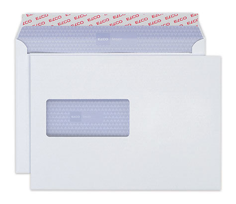 carta Busta con finestra 229x162mm, Laser, 90gr-mq BIANCO, internografata, altezza pattella 36mm, chiusura a strip autoadesivo, Finestra sul lato sinistro 100x45mm: 65mm dal basso, 109mm da destra. Prodotto originale Svizzero. MADE IN SWITZERLAND.