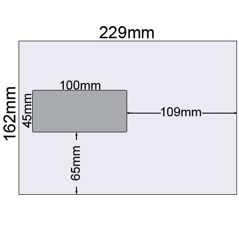 carta Busta con finestra 229x162mm, Security, 100gr-mq BIANCO EXTRA, internografata, altezza pattella 36mm, chiusura a strip autoadesivo, Finestra sul lato sinistro 100x45mm: 65mm dal basso, 109mm da destra. Prodotto originale Svizzero. MADE IN SWITZERLAND.