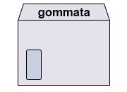 carta Busta con finestra 324x229mm, Premium, 120gr/mq BIANCO EXTRA, internografata, altezza pattella 57mm, chiusura GOMMATA, Finestra sul lato sinistro 45x100mm: 20mm dal basso, 225mm da destra. Prodotto originale Svizzero. MADE IN SWITZERLAND.