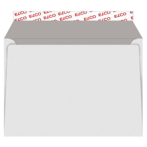 carta Busta 324x229mm, Uniboard, 230gr-mq BIANCO, internografata GRIGIA, altezza pattella 57mm, chiusura a strip autoadesivo, senza finiestra. Prodotto originale Svizzero. MADE IN SWITZERLAND.