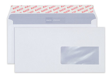 carta Busta con finestra.229x114mm. Premium. 100gr-mq BIANCO EXTRA, internografata, altezza pattella 33mm, chiusura a strip autoadesivo, Finestra a destra 100x45mm: 21mm dal basso, 12mm da destra. Prodotto originale Svizzero. MADE IN SWITZERLAND.