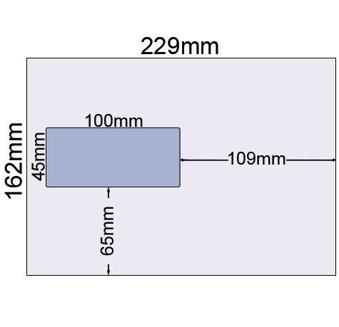 carta Busta con finestra 229x162mm, Proclima, 100gr-mq BIANCO NATURALE, 100% carta riciclata, internografata (ELCO proclima), altezza pattella 36mm, chiusura a strip, Finestra sul lato sinistro 100x45mm: 65mm dal basso, 109mm da destra. Prodotto originale Svizzero. MADE IN SWITZERLAND.