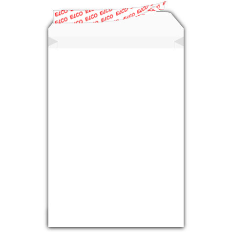 carta Busta 229x324mm, White Kraft, 120gr-mq BIANCO KRAFT, non internografata, altezza pattella 48mm, chiusura a strip autoadesivo sul lato corto, senza finiestra. Dorso cartonato biaco 475gr-mq. Prodotto originale Svizzero. MADE IN SWITZERLAND.