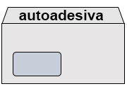 Busta con finestra. 229x114mm. Premium. 80gr/mq ELO30778