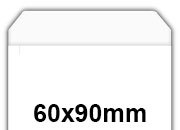 carta Sacchetto 60x90mm, White satin, 80gr-mq BIANCO SATINATO, non internografato, pattella di chiusura piegata, altezza 12mm, non gommata. Prodotto originale Svizzero. MADE IN SWITZERLAND ELO700021