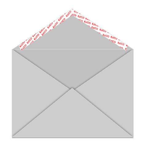 carta Busta 162x114mm, Dom prestige, 100gr-mq BIANCA, in carta FILIGRANATA. Non internografata, chiusura con strip autoadesivo. Pattella a punta. Prodotto originale svizzero. MADE IN SWITZERLAND.