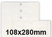 Sacchetto 108x208mm, White Kraft, 140gr/mq ELO27967.19
