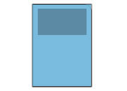 carta Ordo Classico BLU, 120gr-mq Dimensioni: 220x310mm. Con finestra 180x100mm, frontale senza rigature, disponibile in 16 colori. Prodotto originale svizzero. MADE IN SWITZERLAND ELO29469.31