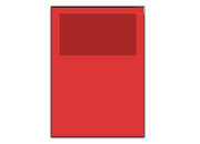 carta Ordo Classico ROSSO, 120gr/mq Dimensioni: 220x310mm. Con finestra 180x100mm, frontale senza rigature, disponibile in 16 colori. Prodotto originale svizzero. MADE IN SWITZERLAND.