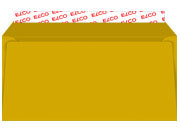 carta Busta 229x114mm, 100gr/mq, GIALLO ORO Serie Color, altezza pattella 38mm, chiusura in strip autoadesiva, senza finiestra. Prodotto originale Svizzero. MADE IN SWITZERLAND.