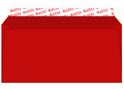 carta Busta 229x114mm, 100gr-mq, ROSSO Serie Color, altezza pattella 38mm, chiusura in strip autoadesiva, senza finiestra. Prodotto originale Svizzero. MADE IN SWITZERLAND ELO18833.92