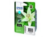 consumabili C13T05924010  EPSON CARTUCCIA INK-JET CIAN0 520 PAGINE BLISTER+ALLARME RADIOFREQUENZA STYLUS PHOTO R/2400.