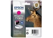 consumabili C13T13034010  EPSON CARTUCCIA INK-JET MAGENTA T1303 BLISTER SENZA ANTIACCHEGGIO STYLUS SX/525WD/620FW STYLUS OFFICE BX/320FW/525WD/625FWD/925FWD STYLUS OFFICE B/42WD.