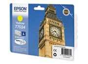 consumabili C13T70344010  EPSON CARTUCCIA INK-JET GIALLO L 800 PAGINE BLISTER SENZA ANTIACCHEGGIO WORKFORCE PRO WP-/4000/4500/4545DTWF.