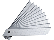 gbc Lama ricambio carburo tungsteno 18mm Altezza 18mm, lunghezza 100, spessore 0,5mm. Lama di ricambio rettangolare ESCHER per cutter professionale. Fornita in comodo e resistente astuccio plastico da 10 lame ESC8270x18