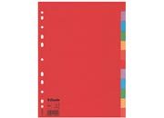 gbc Intercalari 12, tasti colorati in cartoncino da 160 gr. A4 ess100202.