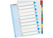 gbc Intercalare numerco 1-10, in cartoncino ess100208.