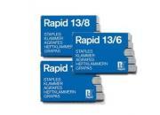 gbc Punti metallici RAPID Super Strong N 13-6 per graffatrice Punti per MS610, R13, R83, R23, R30, R33, MS813, R19, ESN113, R213. Punte da 6 mm. Graffe a filo fine con taglio di precisione in acciaio ad alte prestazioni. Filo metallico galvanizzato, marchio RAPID ess11830700