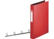 gbc  ROSSO, 25mm, 4 anelli rotondi, formato utilie A4 (21x29,7cm), con portaetichetta sul dorso . Ex codice Esselte 144590, certificazione FSC Mix, marchio ESSELTE ess14459